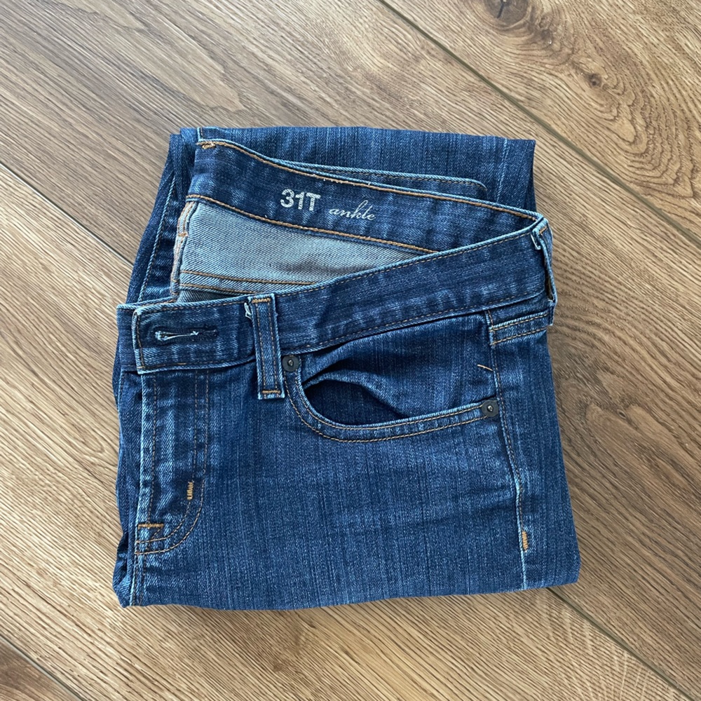 J Crew Toothpick Ankle Jean - Size 31T